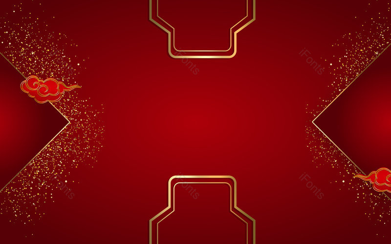 红色喜庆中国风国潮国风古风节日节庆大气背景,插画/手绘图,插画/手绘图库,插画/手绘图下载,插画/手绘